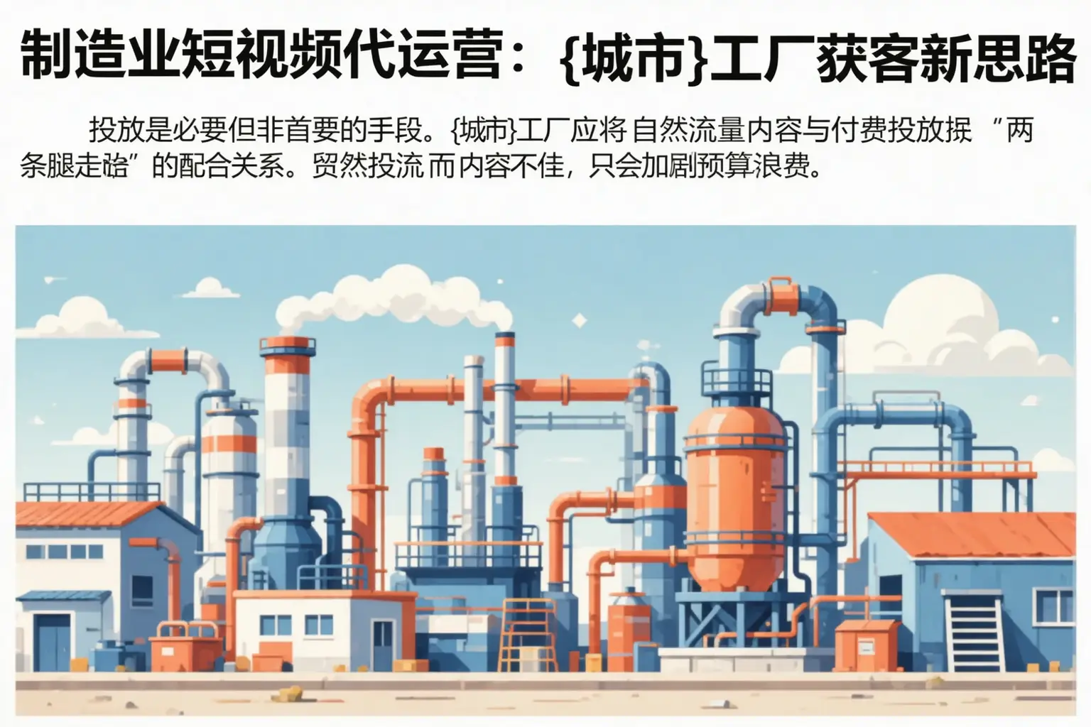 制造业短视频代运营：北海工厂获客新思路