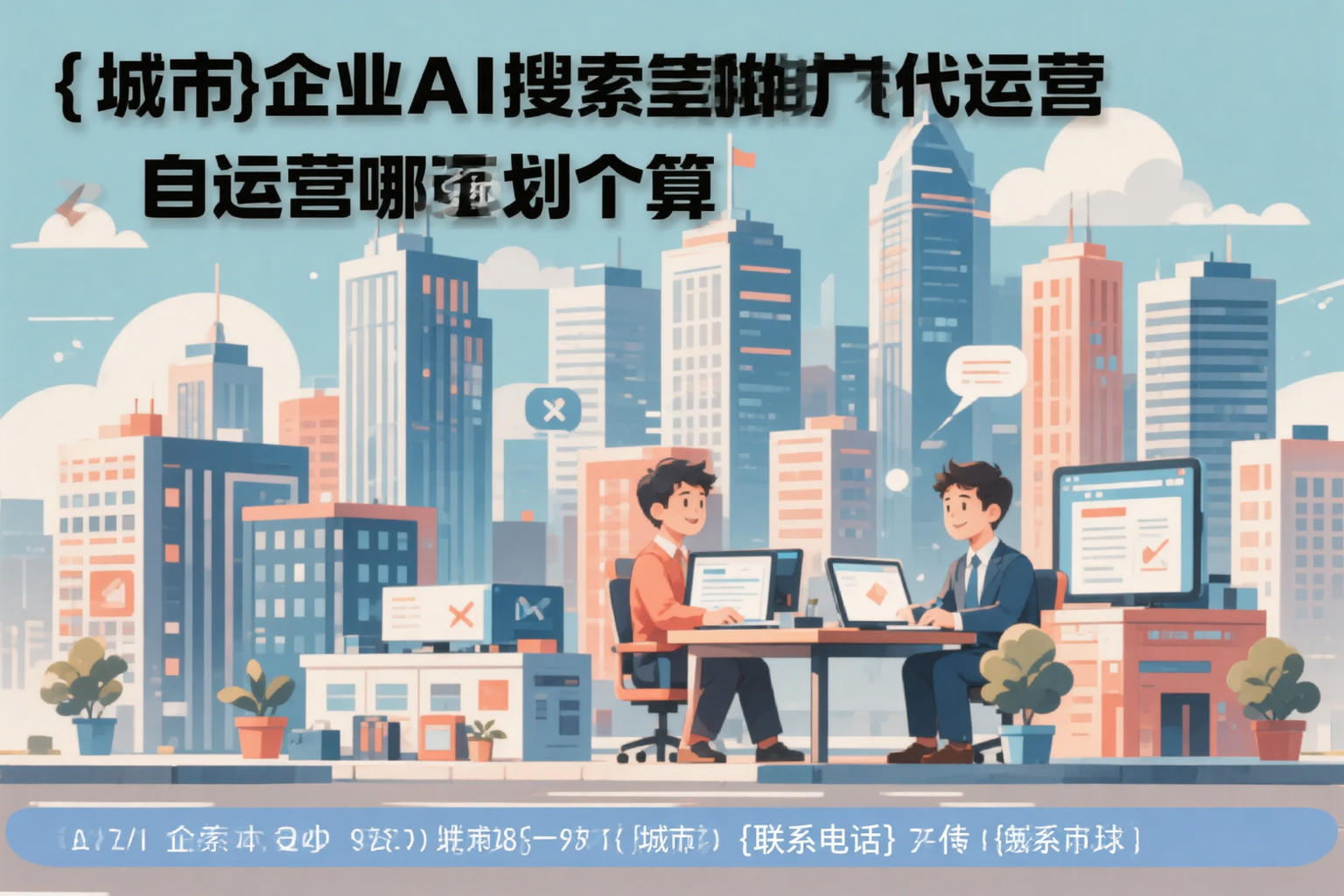 北海企业AI搜索推广代运营和自运营哪个更划算