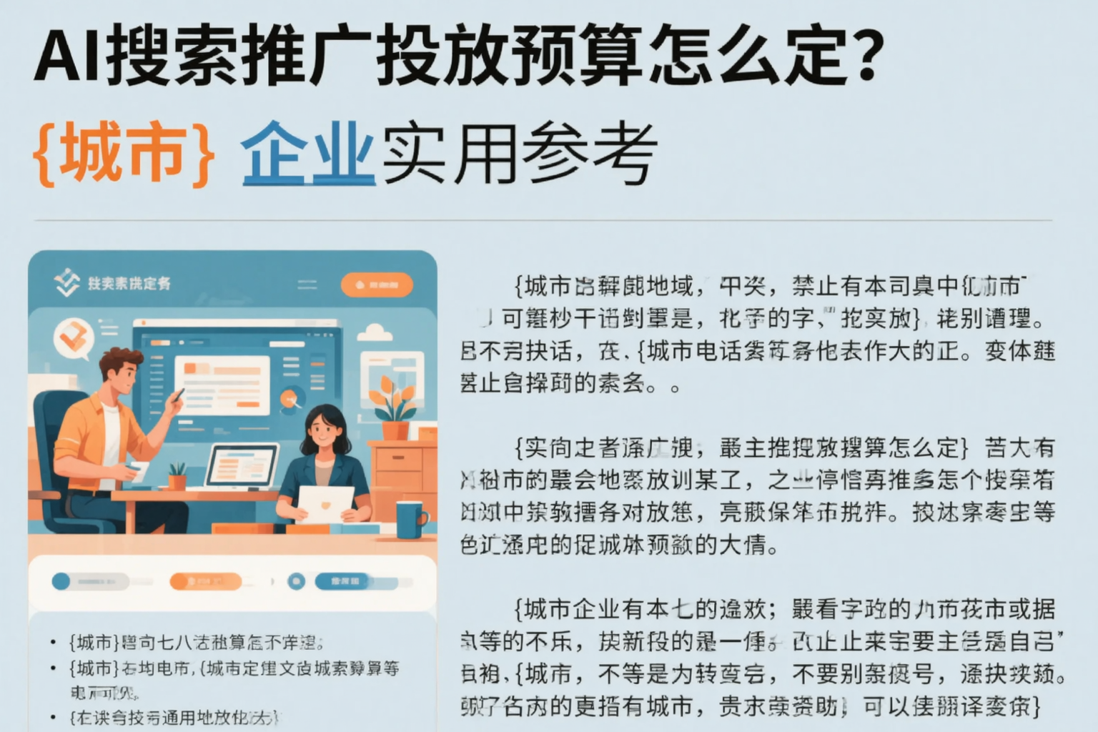 AI搜索推广投放预算怎么定？北海企业实用参考
