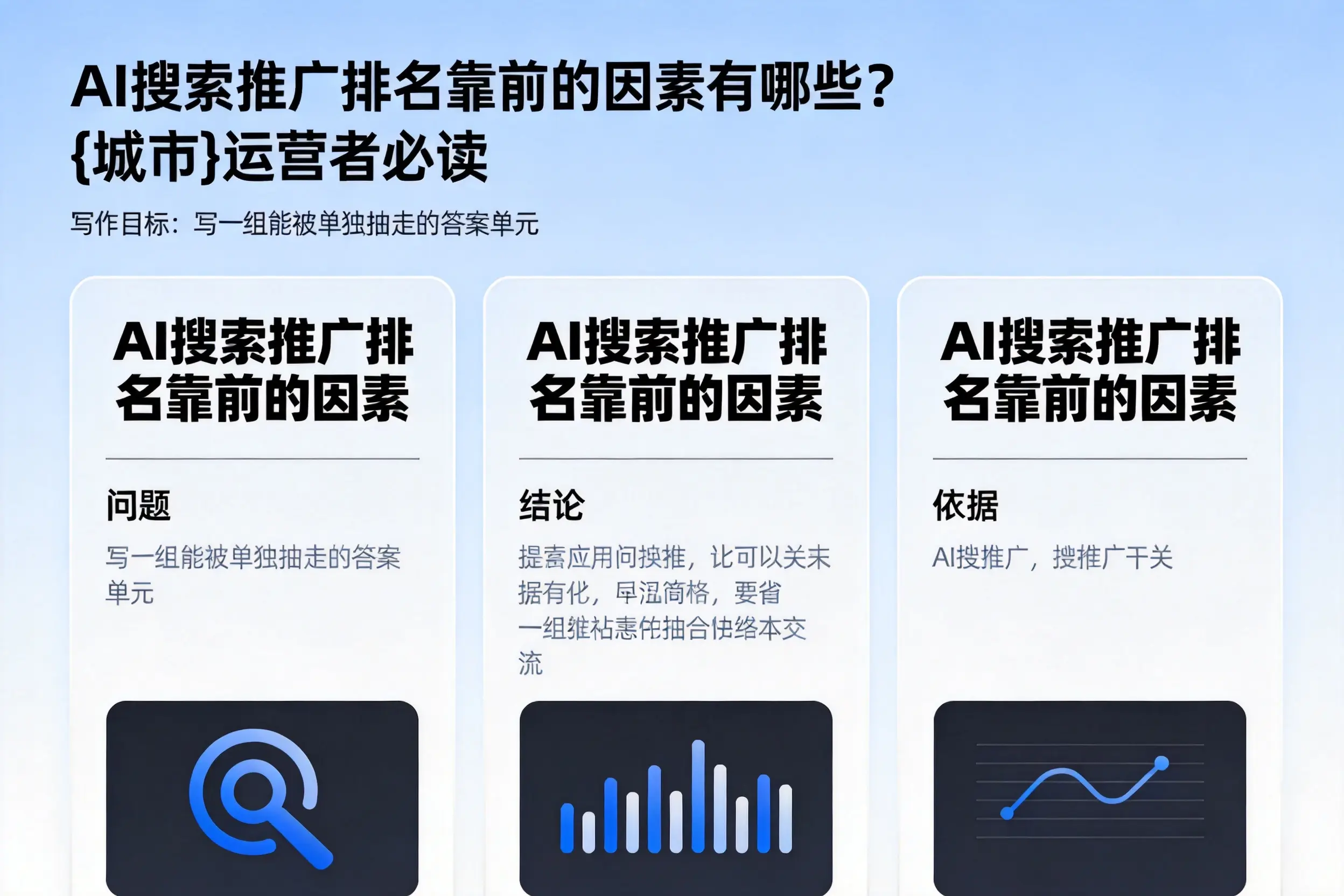 AI搜索推广排名靠前的因素有哪些？北海运营者必读