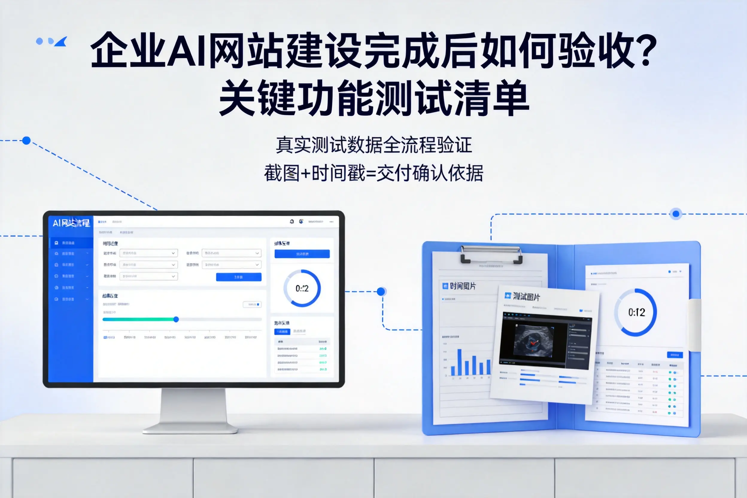 北海企业AI网站建设完成后如何验收？关键功能测试清单