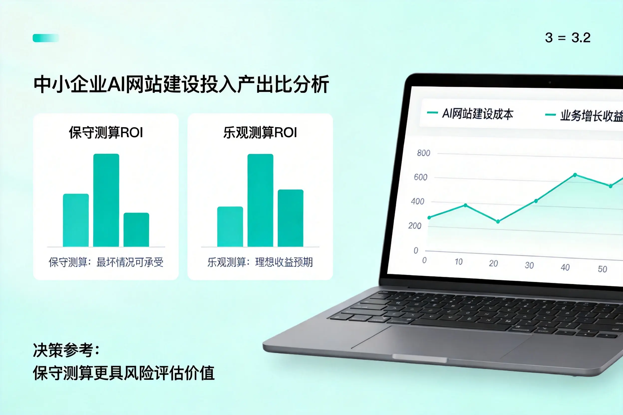 北海中小企业AI网站建设投入产出比怎么算？先看这份分析
