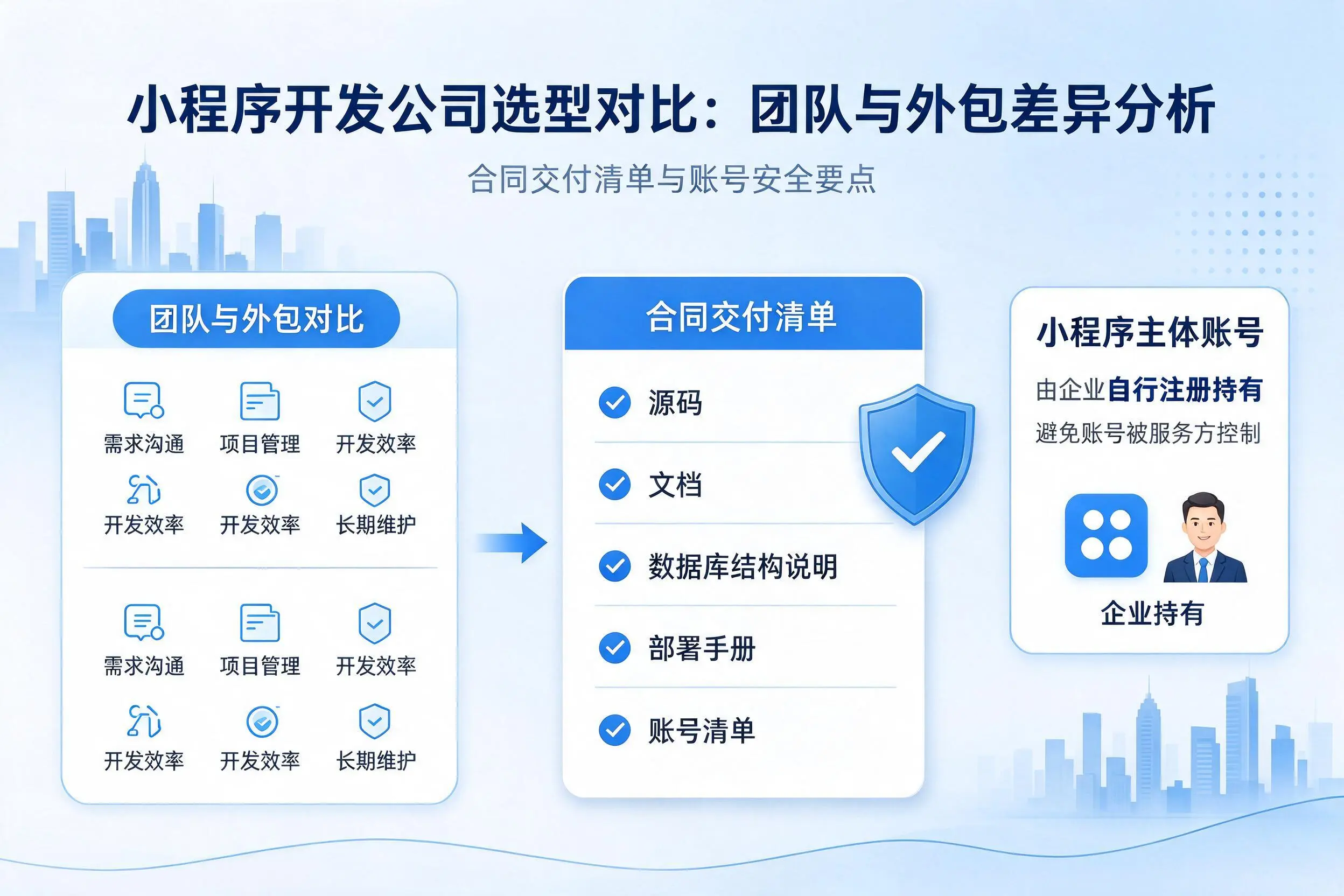 北海小程序开发公司选型对比：团队与外包差异分析