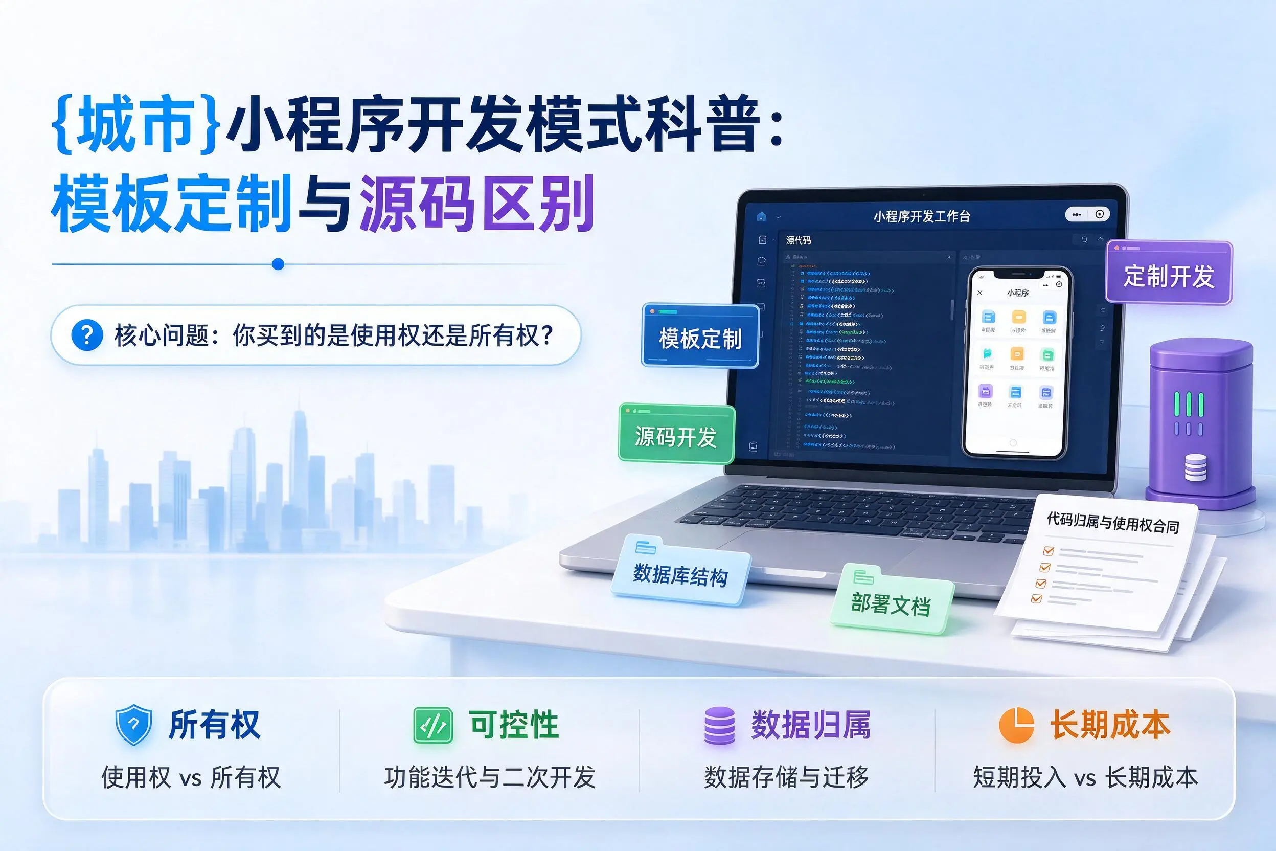 北海小程序开发模式科普：模板定制与源码区别
