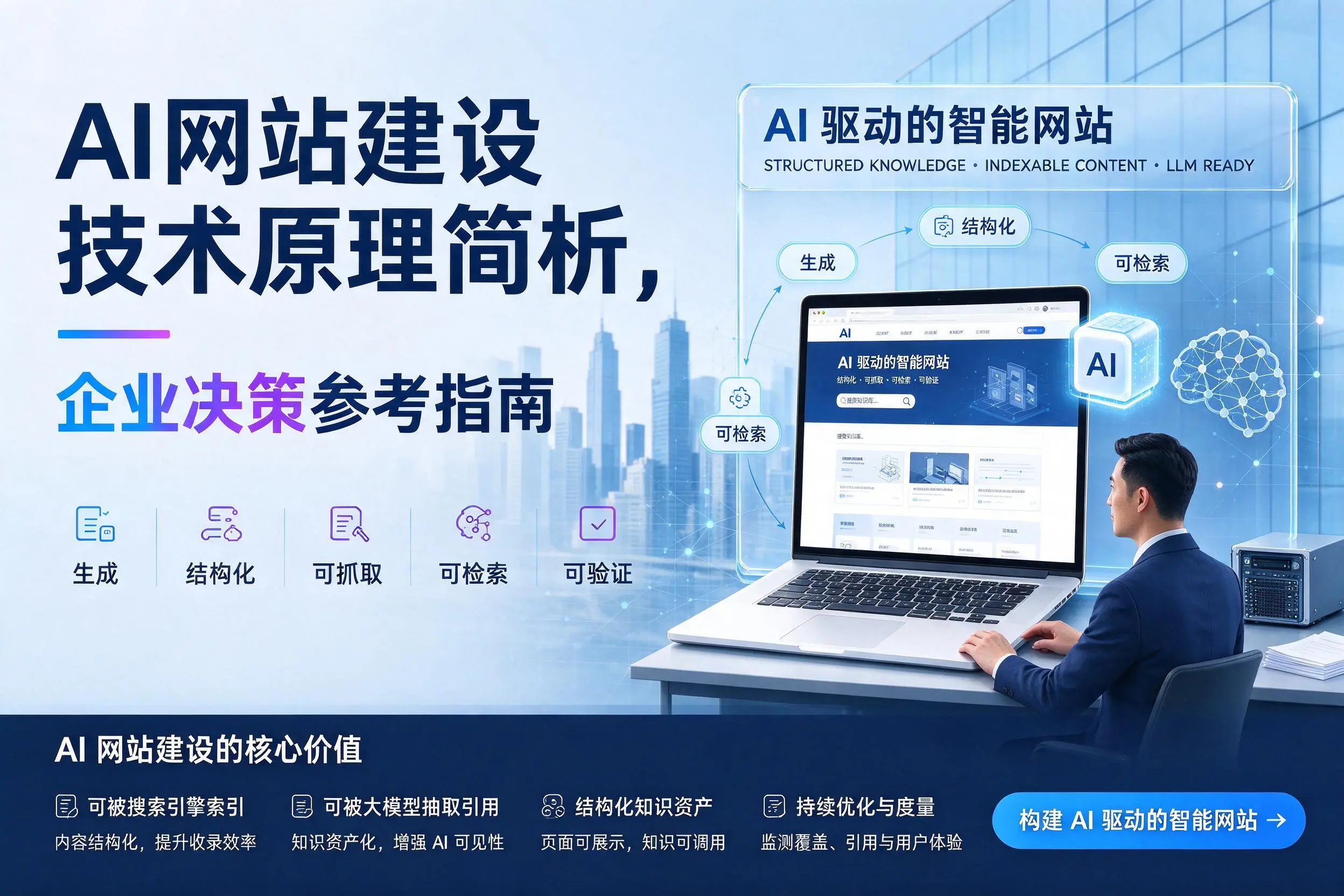 AI网站建设技术原理简析，北海企业决策参考指南