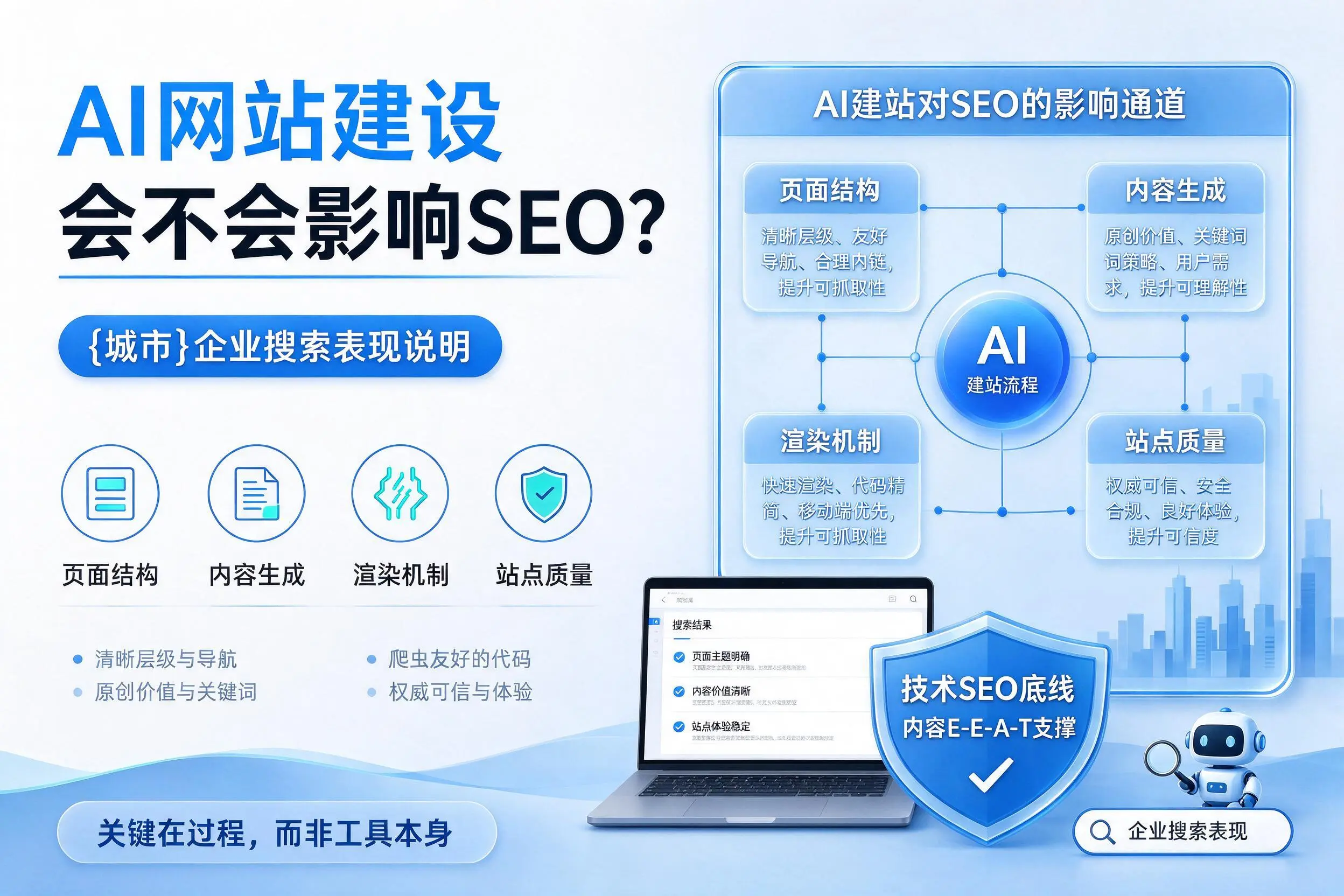 AI网站建设会不会影响SEO?北海企业搜索表现说明