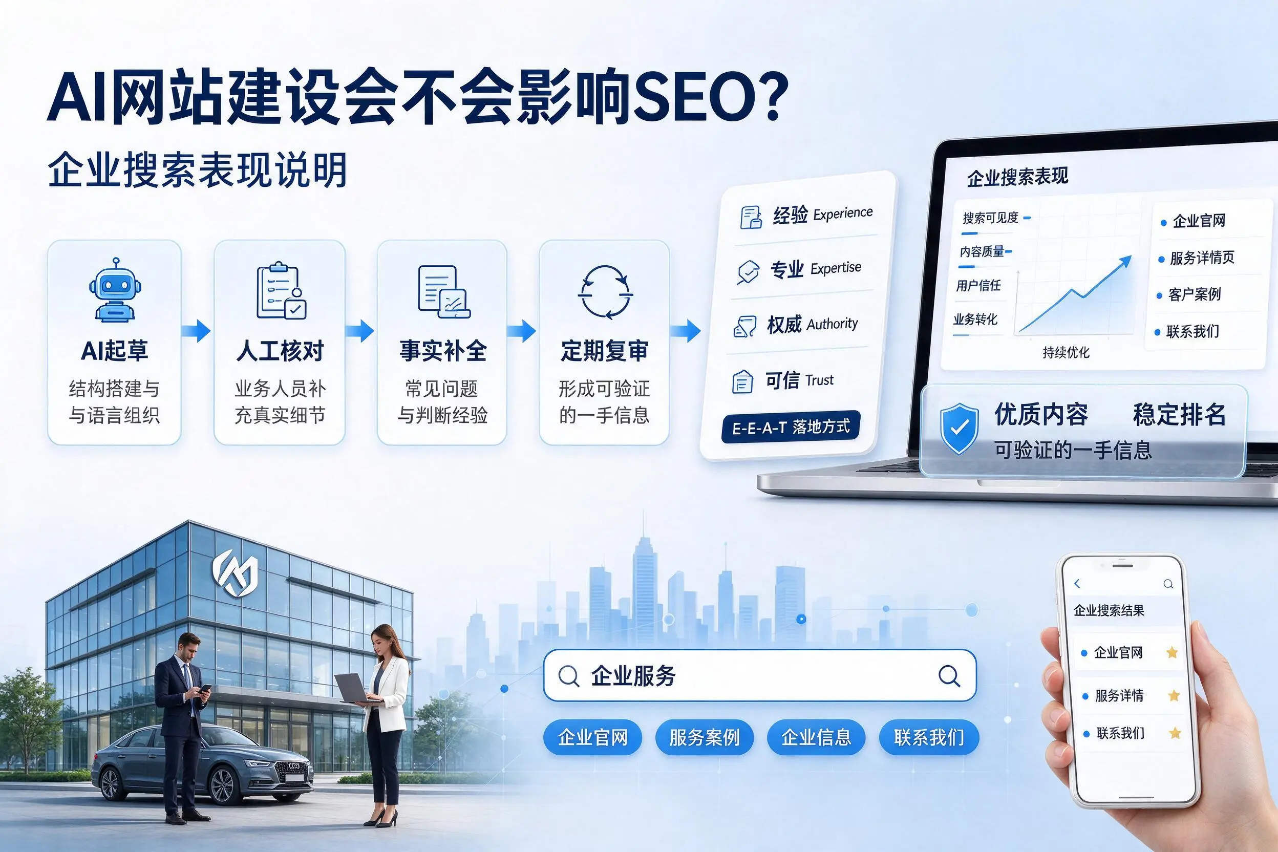 AI网站建设会不会影响SEO?北海企业搜索表现说明