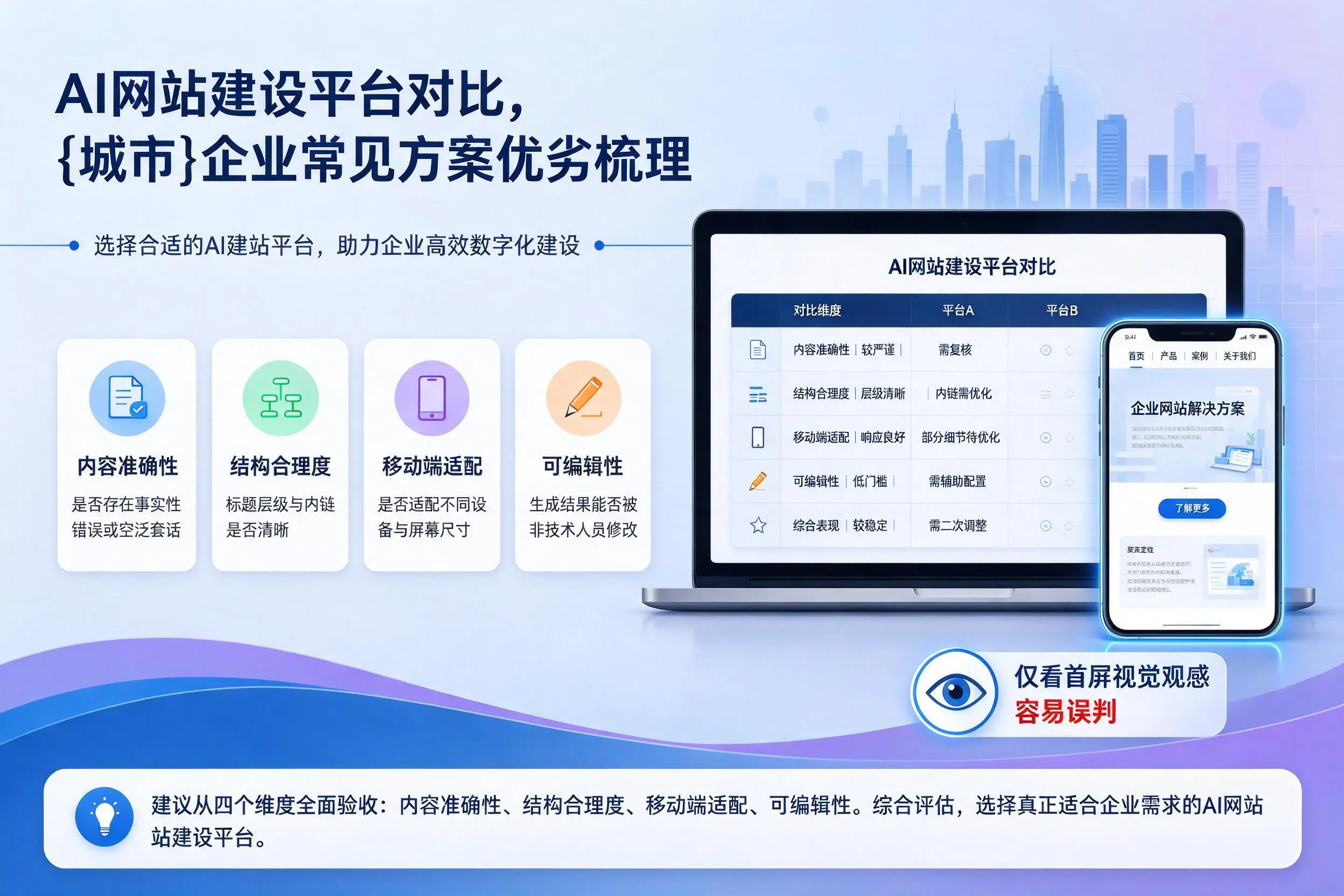 AI网站建设平台对比，北海企业常见方案优劣梳理