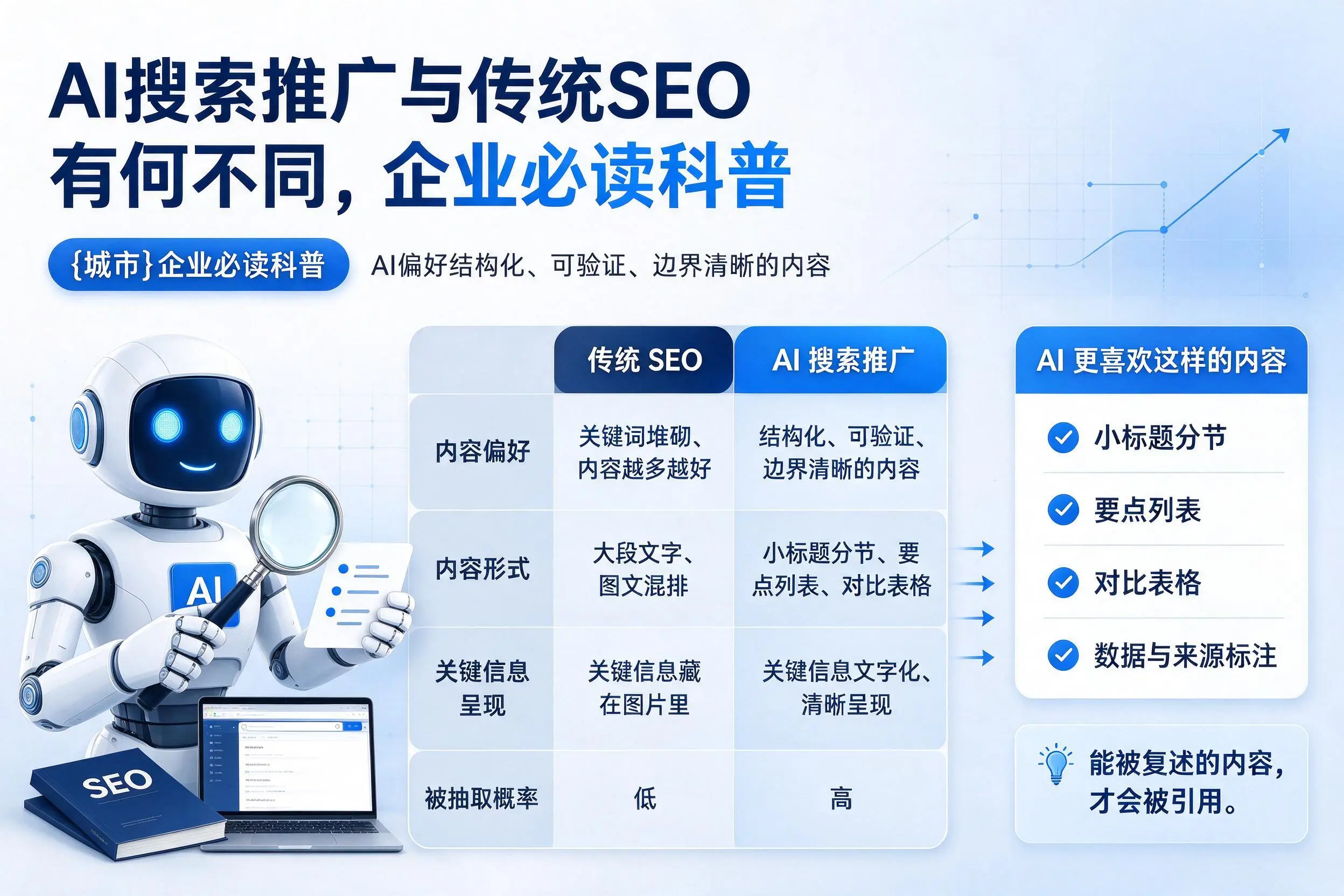 AI搜索推广与传统SEO有何不同，北海企业必读科普