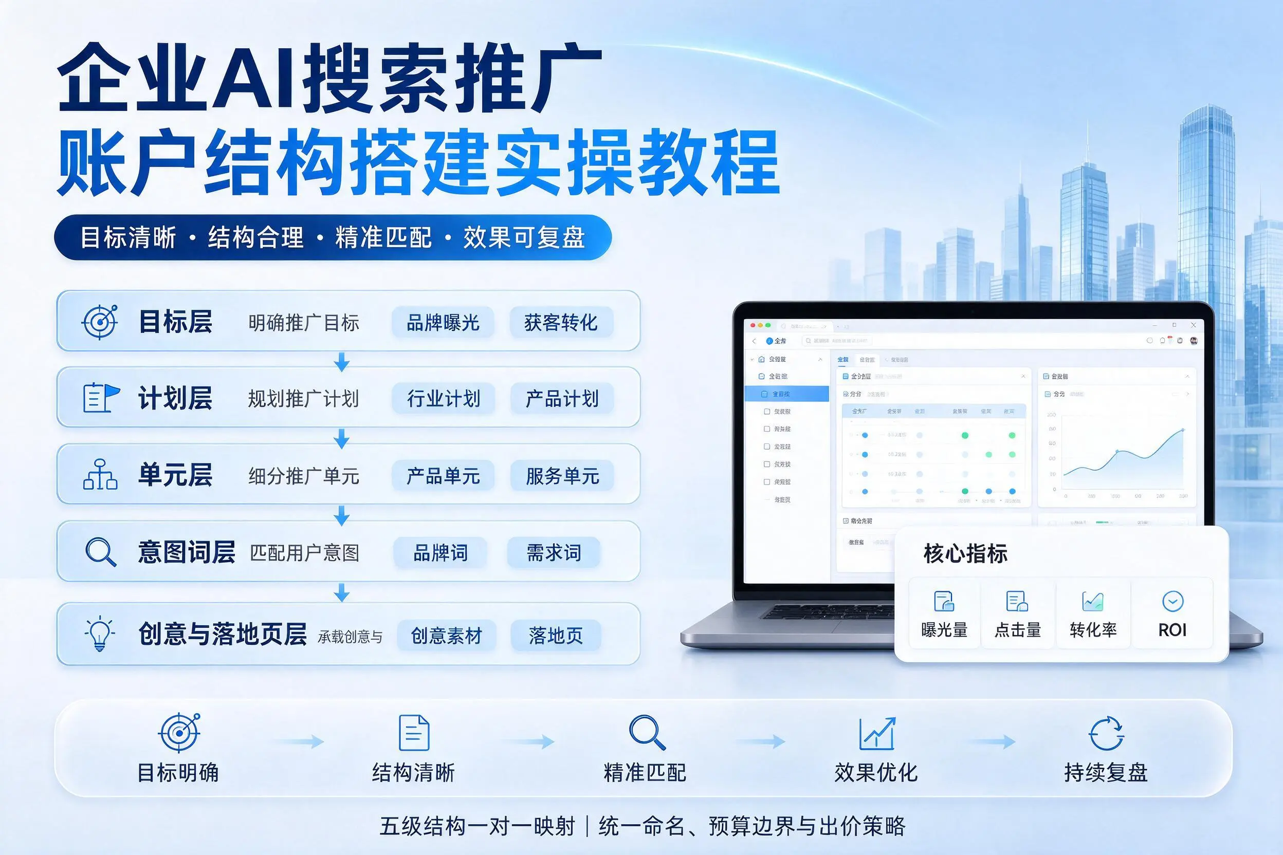 北海企业AI搜索推广账户结构搭建实操教程